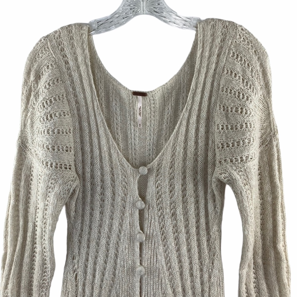 Free People Victorian Angel Long Knitted Cardigan - Picture 6 of 15